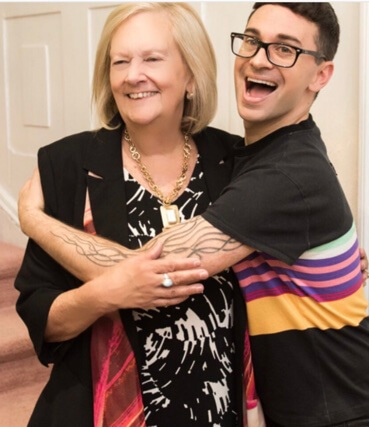 Peter Siriano's wife and son.